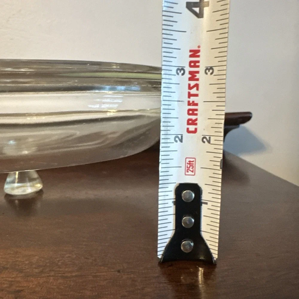 P-12-C Vintage Pyrex Glass Square Replacement Domed Casserole Lid